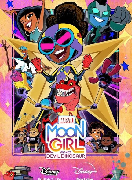 دانلود سریال Moon Girl and Devil Dinosaur با دوبله فارسی