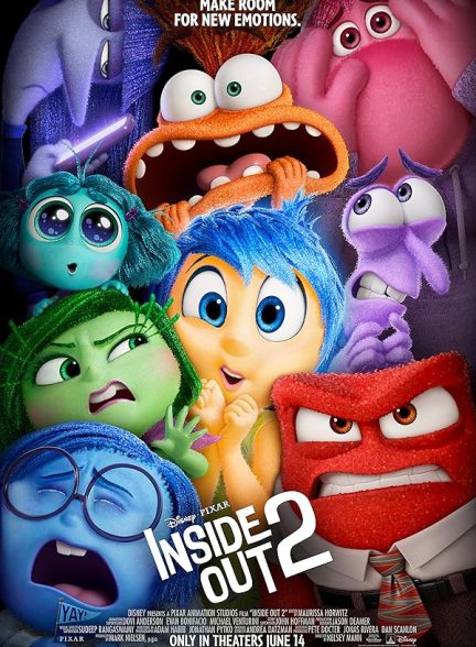 دانلود انیمیشن 2024 Inside Out 2 با دوبله فارسی