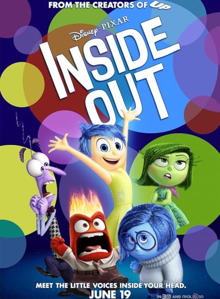 دانلود انیمیشن درون و بیرون Inside Out 2015
